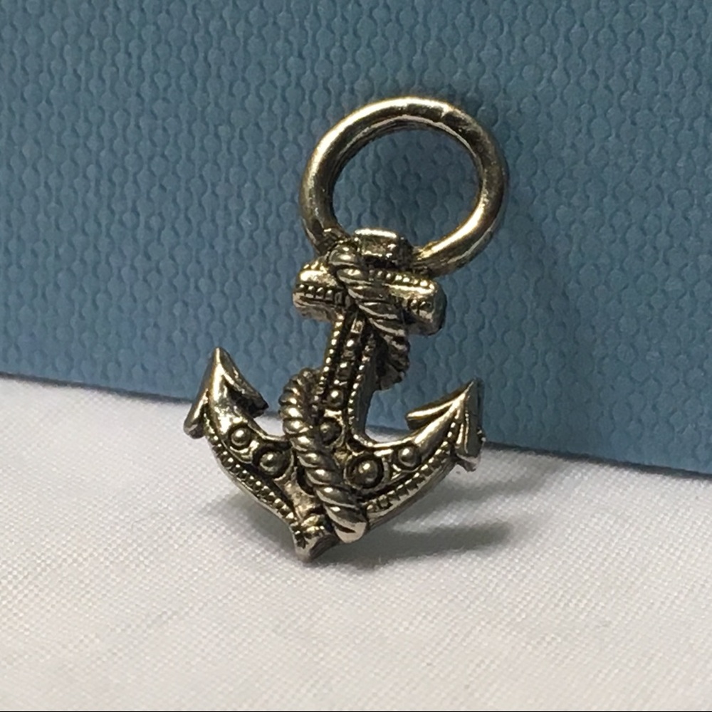 Preppy Nautical Themed Silver Charm